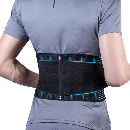 Glofit Back Brace for Lower Back Pain Relief Lumbar Support